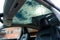 Self Driving Tesla Car Premium Black Interior. Wood trim, leather seats, panoramic sunroof, modern multimedia.