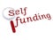 Self funding with magnifiying glass