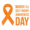 Self-injury Awareness Day poster