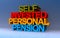 self invested personal pension on blue