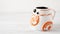 Self made BB-8 mug. Star Wars home cups collection. Unique gift ideas. Gift for Star Wars fans. Cup present idea.