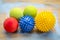 Self massage and reflexology therapy balls