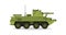 Self-propelled artillery unit. Research, inspection, optical review, rockets, shells. Equipment for the war. All Terrain Vehicle,