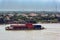 Self-propelled cargo barge on Long Tau river