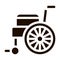 Self-Propelled Wheelchair Equipment glyph icon