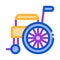 Self-Propelled Wheelchair Equipment Vector Icon