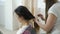 Selfie addiction girlfriends leisure hair braiding