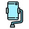 Selfie phone stabilizator icon, outline style