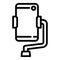 Selfie phone stabilizator icon, outline style