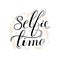 Selfie Time Lettering Poster