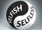 Selfish and selfless in balance - pictured as words Selfish, selfless and yin yang symbol, to show harmony between Selfish and