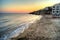 Selinunte beach at sunset in Sicily