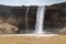 Seljalandfoss waterfall, popular landmark