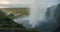 Seljalandfoss waterfall in summer sunset, Iceland