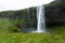 Seljalandsfoss falls in summer season view, Iceland