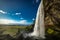 Seljalandsfoss famous Icelandic waterfall Iceland