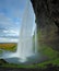 Seljalandsfoss, famous waterfall curtain in Iceland