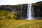 Seljalandsfoss, famous waterfall in Iceland