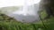 Seljalandsfoss waterfall cascading water. Iceland