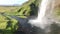 Seljalandsfoss Waterfalls in summer season, Iceland