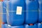 Sell of blue plastic gallon