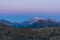 The Sella group in the Dolomites at dawn