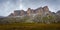 Sella group mountains - view from Pordoi pass