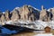 Sella Massif in Dolomites Mountains, Italy