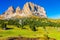 The Sella Pass in the Dolomites