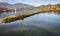 The Sella river arriving at its mouth in the Cantabrian sea in R