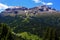 Sella Ronda massif from Passo Gardena