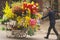 Seller of artificial flowers