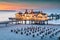 Sellin Pier at twilight, Baltic Sea, Germany