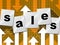 Selling Sales Shows Business Graph And Market