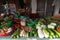 Selling vegetable at small market