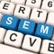 Sem Keys Shows Online Marketing Or Search Engine Optimization