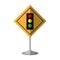 Semaphore traffic light icon