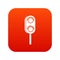 Semaphore trafficlight icon digital red
