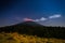 Semeru Volcano eruption night
