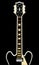 Semi Acoustic Rock Guitar Neck And Headstock