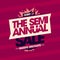 Semi-annual sale massive discounts web banner mockup