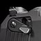 Semi-auto pistol safety and rear sight