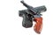 Semi automatic pistol and revolver gun