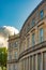 Semi Circular Terrace of Victorian Flats in the West End of Glasgow