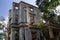 Semi-destroyed building in Mostar City Bosnia and Herzegovina