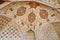 The semi-dome of Reception hall in Ali Qapu palace, Isfahan, Iran