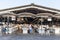 Semi-outdoor, open air seafood market near Palm Deira metro station in Dubai