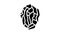 semi precious stone glyph icon animation