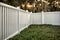 Semi Privacy Vinyl Fence