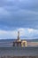 Semi Submersible Oil Rig at Cromarty Firth in Invergordon